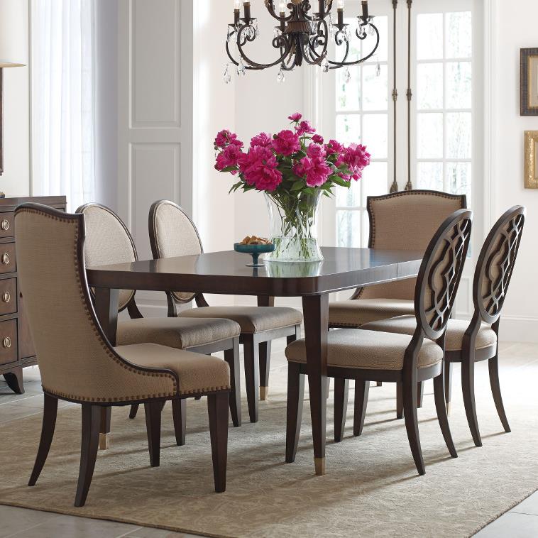 American Drew Grantham Hall 7 Piece Table and Chair Set with 2 20